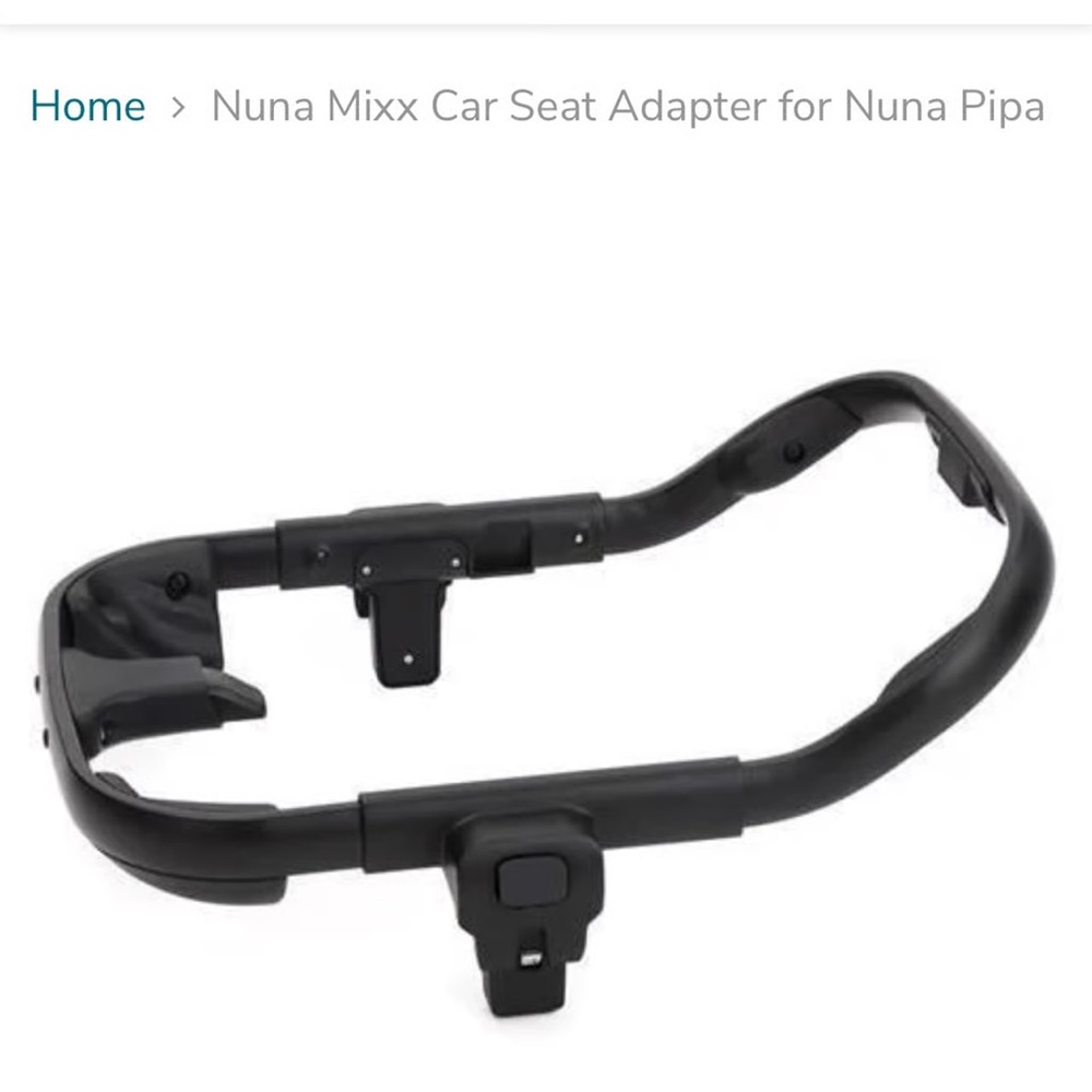Nuna Mixx Car Seat Adapter for Nuna Pipa - Black
